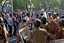 Home Police Lathi Charge During Temple Procession Sparks Protest